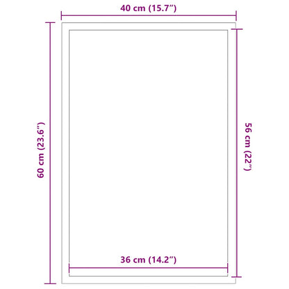 Zerbino Marrone 40x60 cm