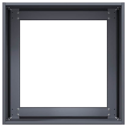 Fioriera Antracite 40x40x40 cm in Acciaio Laminato a Freddo