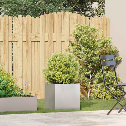 Fioriera 40x40x40 cm in Acciaio Inox | homemem39