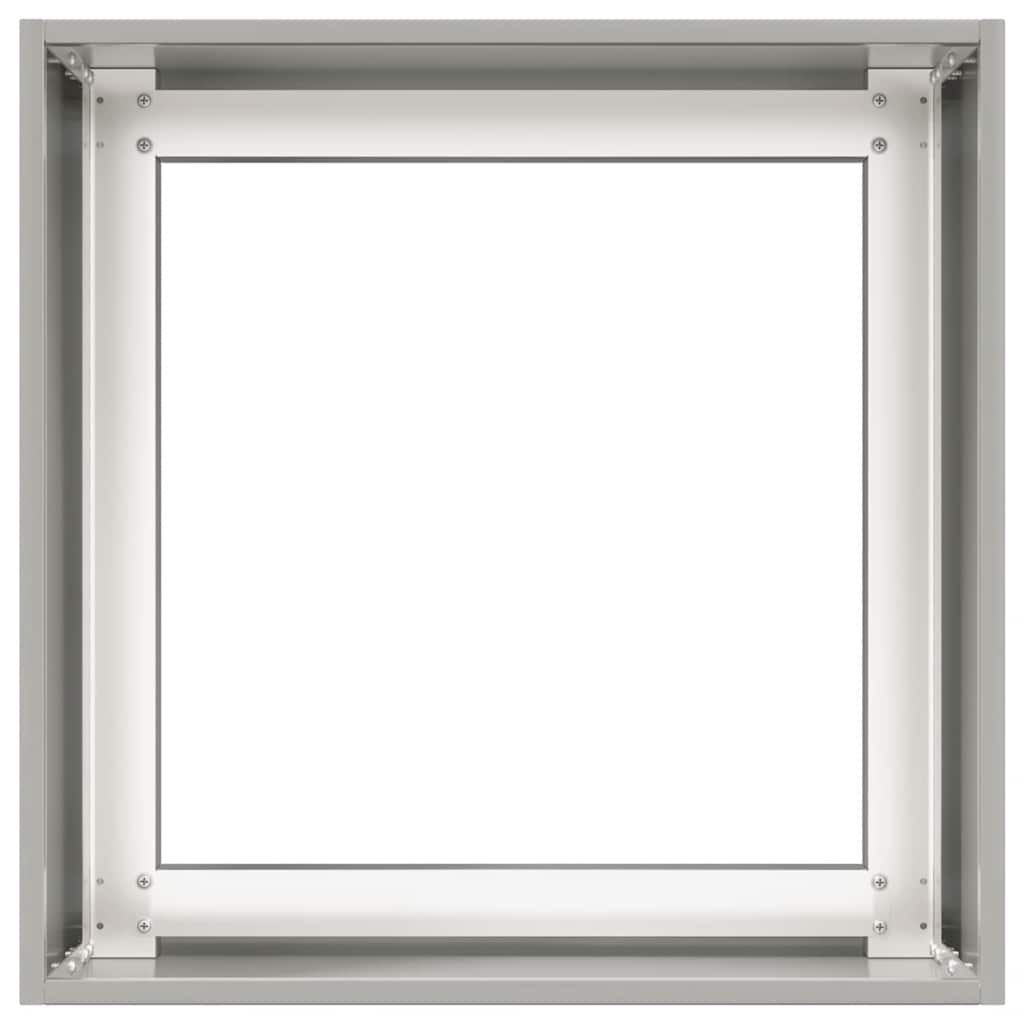 Fioriera 40x40x40 cm in Acciaio Inox | homemem39
