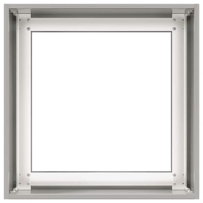 Fioriera 40x40x40 cm in Acciaio Inox | homemem39