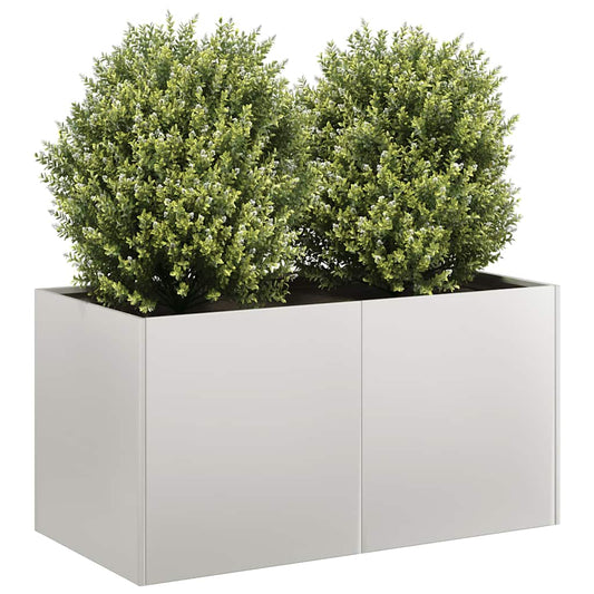 Fioriera 80x40x40 cm in Acciaio Inox