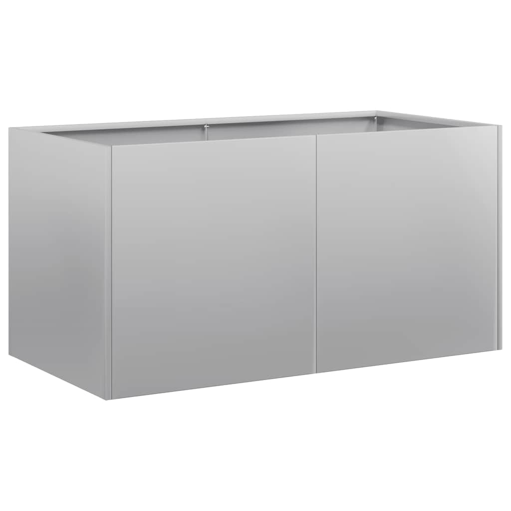 Fioriera 80x40x40 cm in Acciaio Zincato