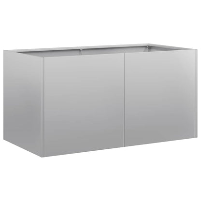 Fioriera 80x40x40 cm in Acciaio Zincato