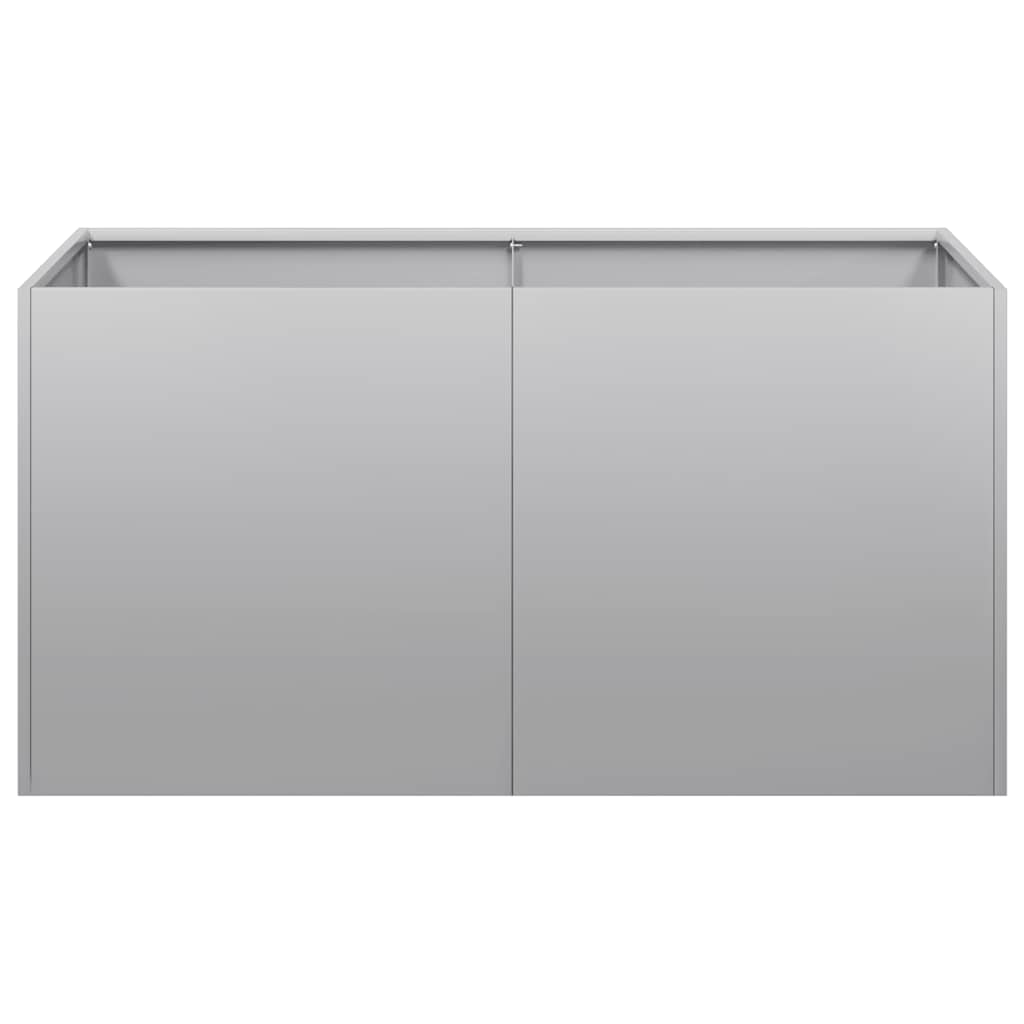 Fioriera 80x40x40 cm in Acciaio Zincato