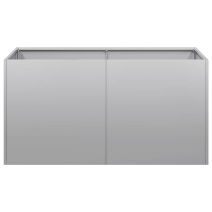 Fioriera 80x40x40 cm in Acciaio Zincato