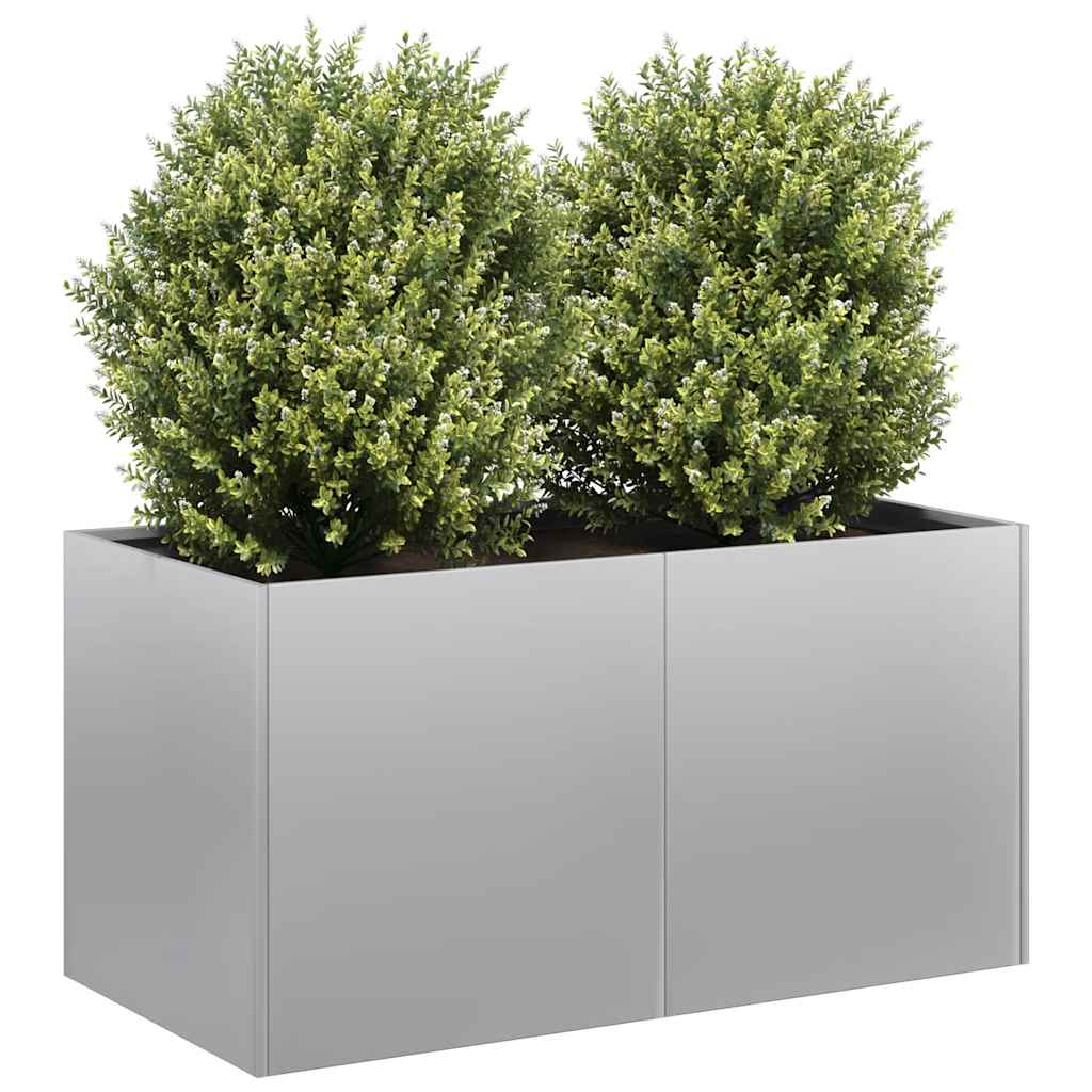 Fioriera 80x40x40 cm in Acciaio Zincato | homemem39