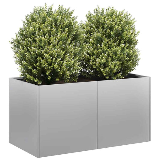 Fioriera 80x40x40 cm in Acciaio Zincato | homemem39