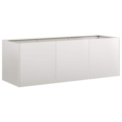 Fioriera 120x40x40 cm in Acciaio Inox