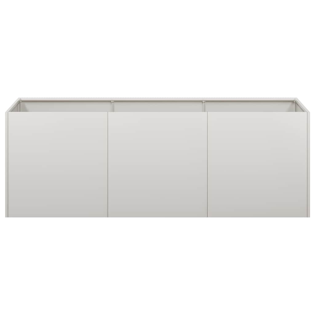 Fioriera 120x40x40 cm in Acciaio Inox
