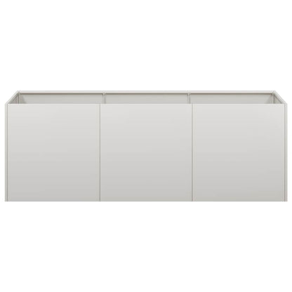 Fioriera 120x40x40 cm in Acciaio Inox