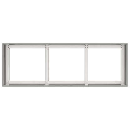 Fioriera 120x40x40 cm in Acciaio Inox