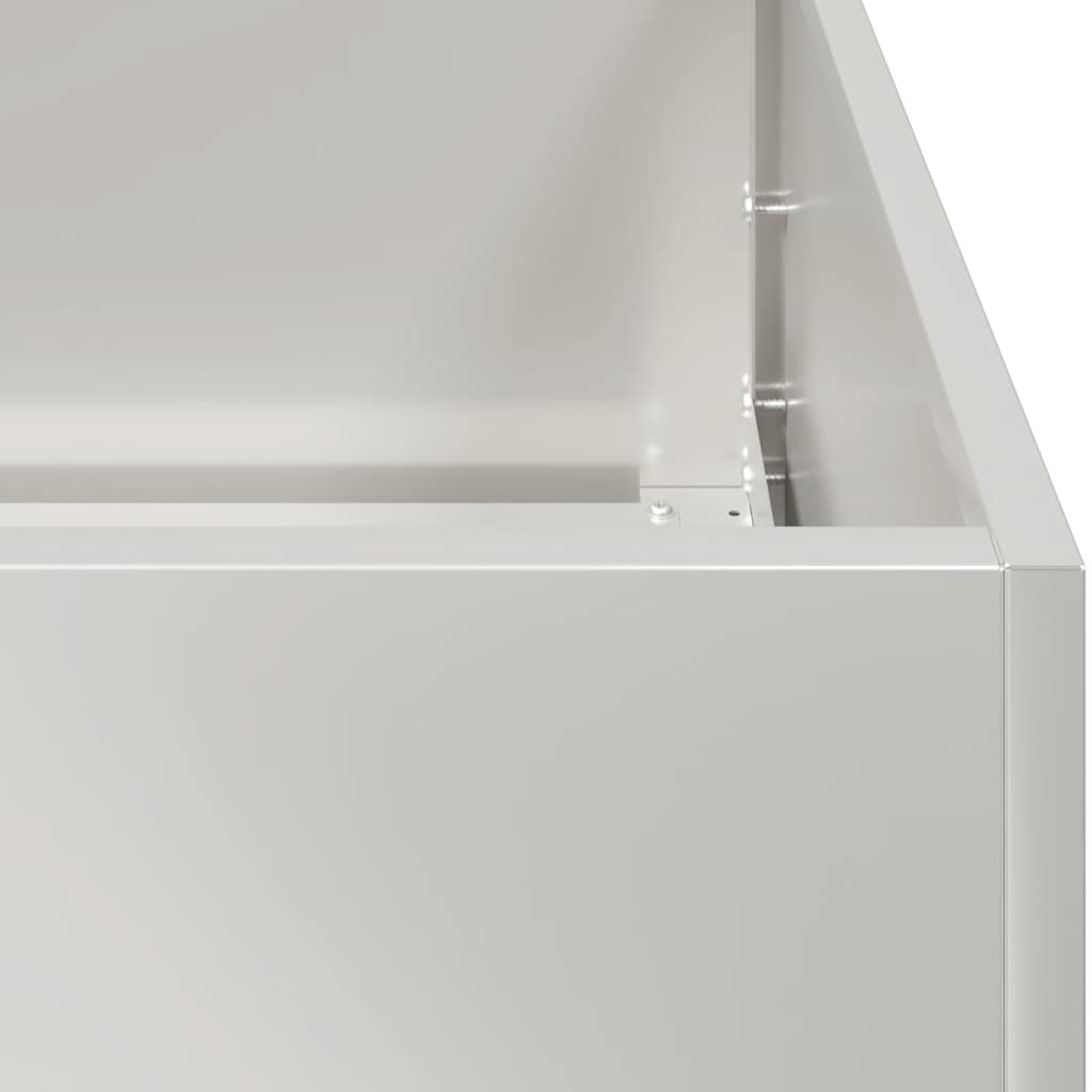 Fioriera 120x40x40 cm in Acciaio Inox
