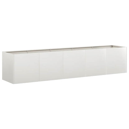 Fioriera 200x40x40 cm in Acciaio Inox | homemem39
