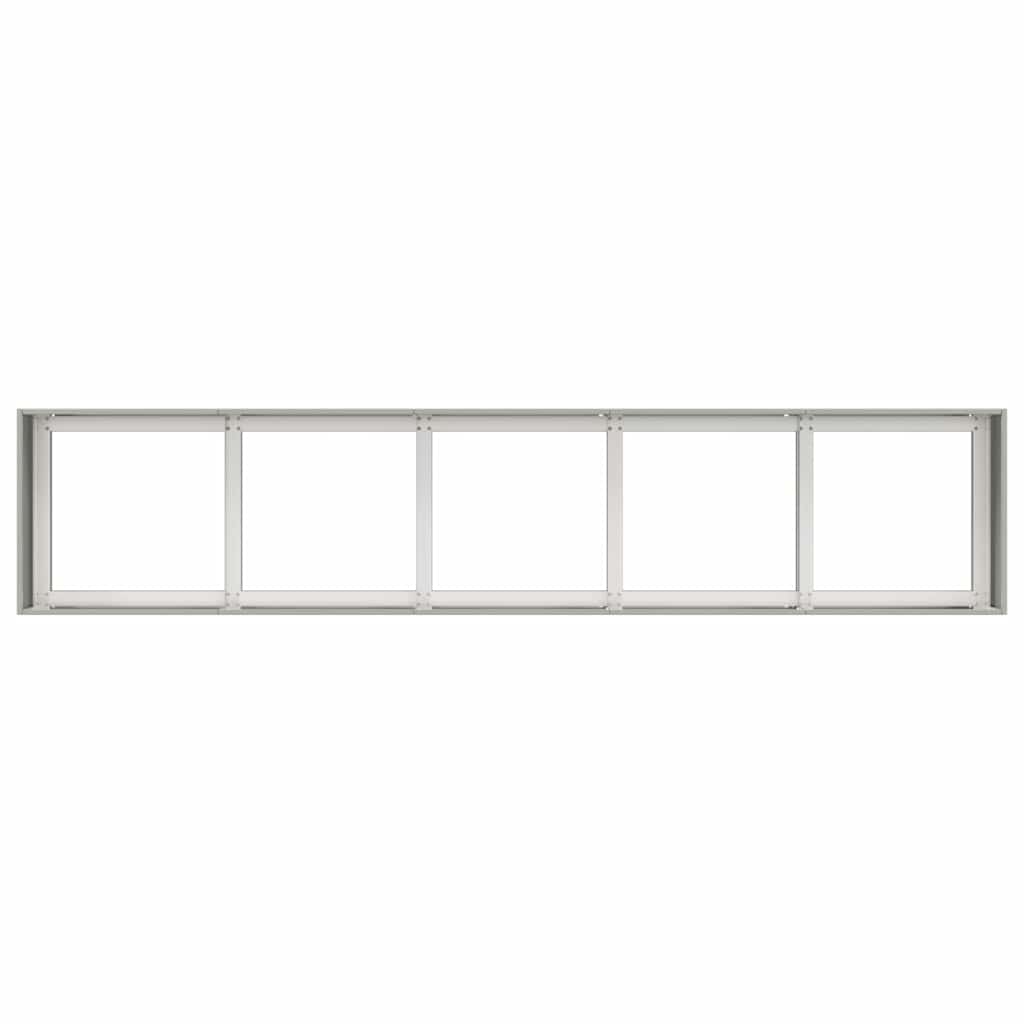 Fioriera 200x40x40 cm in Acciaio Inox
