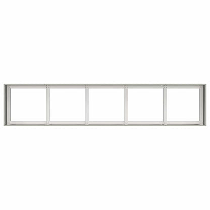 Fioriera 200x40x40 cm in Acciaio Inox