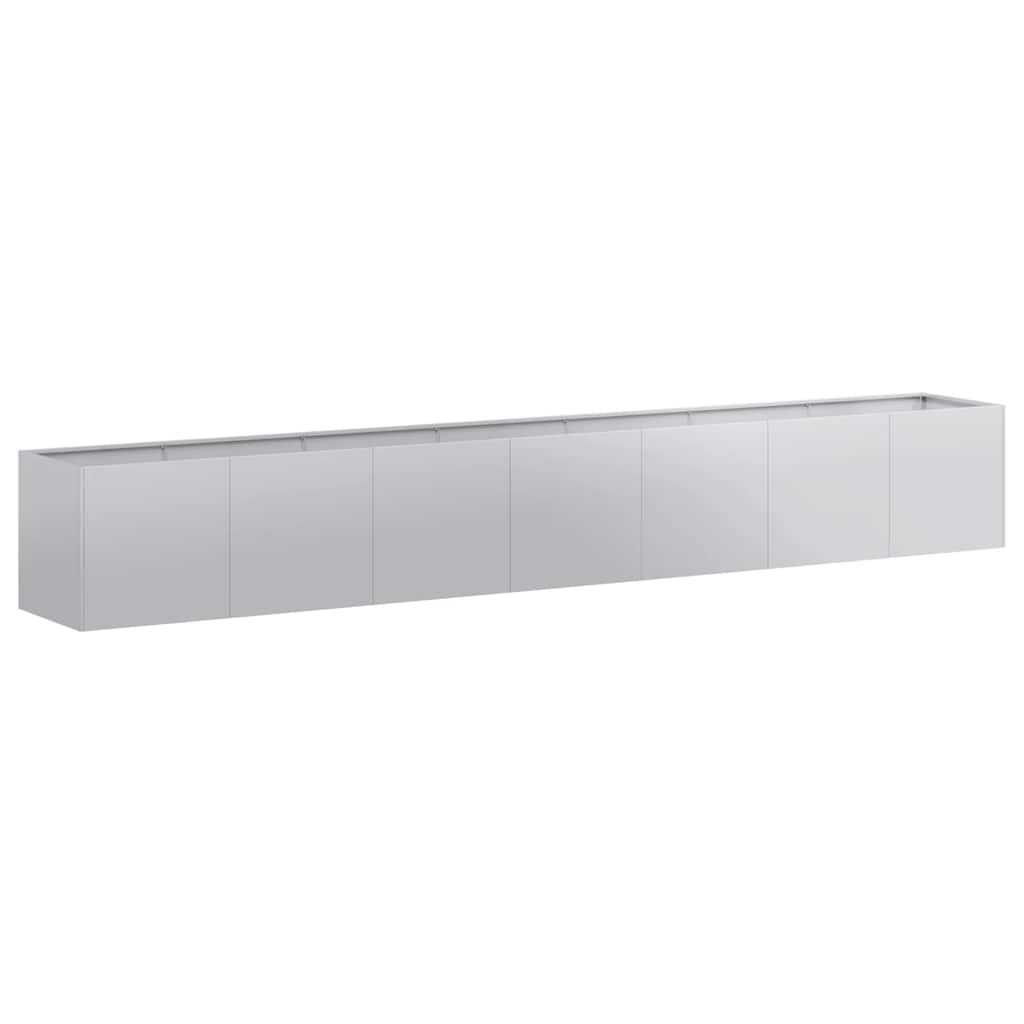 Fioriera 280x40x40 cm in Acciaio Zincato | homemem39
