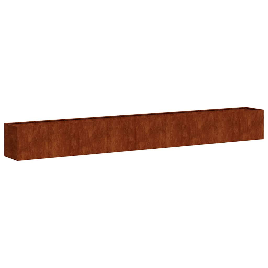 Fioriera Arrugginita in Acciaio Corten