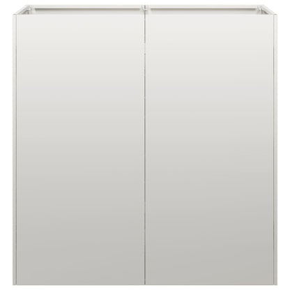 Fioriera 80x40x80 cm in Acciaio Inox