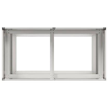 Fioriera 80x40x80 cm in Acciaio Inox