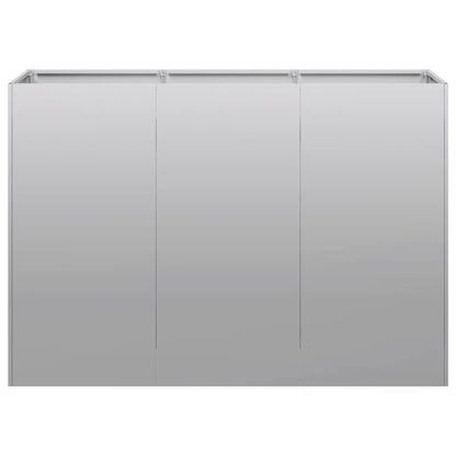 Fioriera 120x40x80 cm in Acciaio Zincato