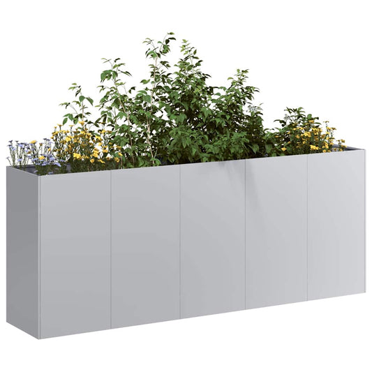 Fioriera 200x40x80 cm in Acciaio Zincato