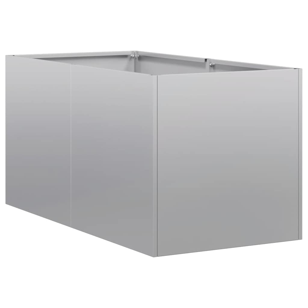 Fioriera 40x80x40 cm in Acciaio Zincato