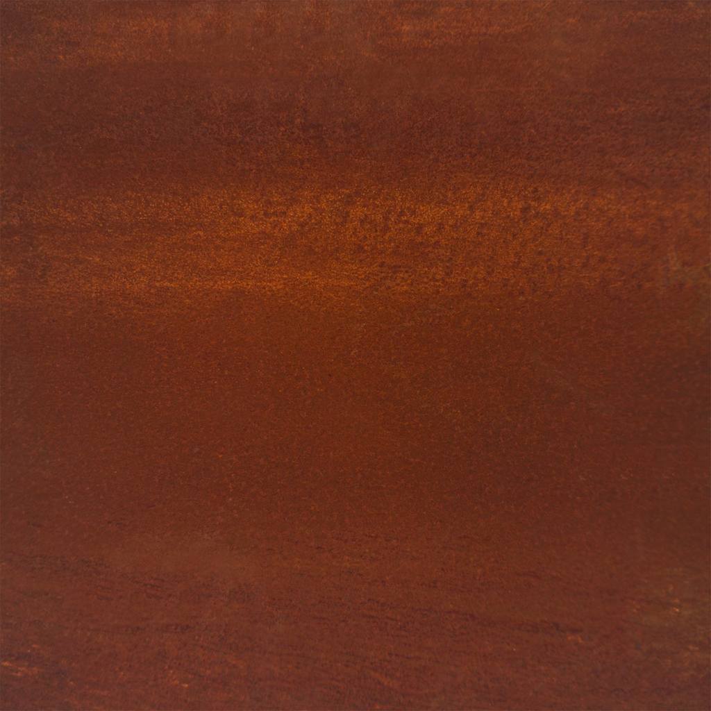 Fioriera Arrugginita 80x80x40 cm in Acciaio Corten