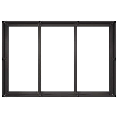 Fioriera Nera 120x80x40 cm in Acciaio
