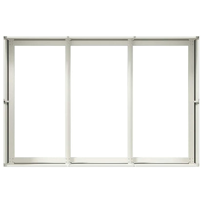 Fioriera Bianca 120x80x40 cm in Acciaio
