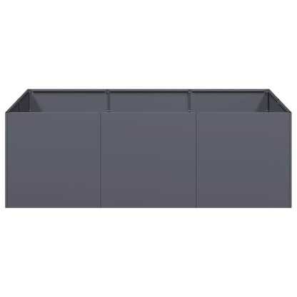 Fioriera Antracite 120x80x40 cm in Acciaio