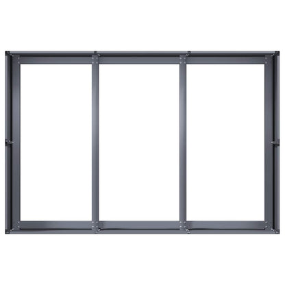 Fioriera Antracite 120x80x40 cm in Acciaio