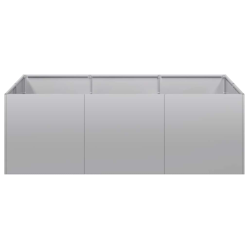 Fioriera 120x80x40 cm in Acciaio Zincato