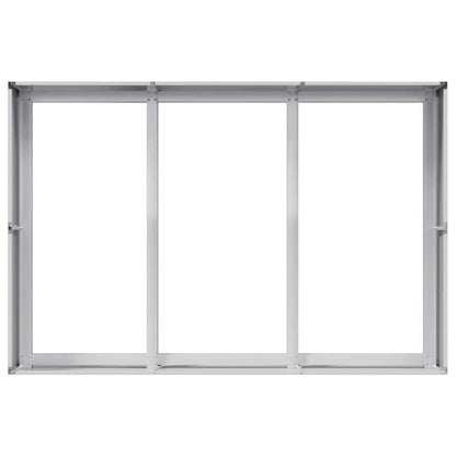 Fioriera 120x80x40 cm in Acciaio Zincato