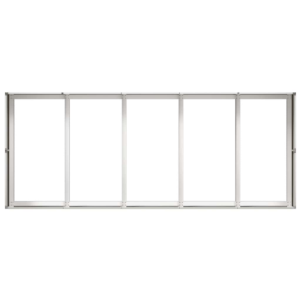Fioriera 200x80x40 cm in Acciaio Inox