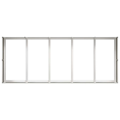 Fioriera 200x80x40 cm in Acciaio Inox