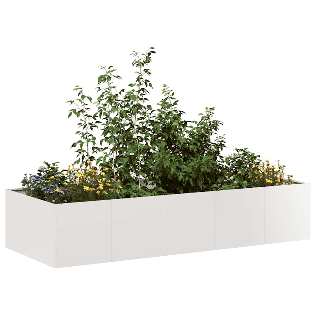 Fioriera 200x80x40 cm in Acciaio Inox
