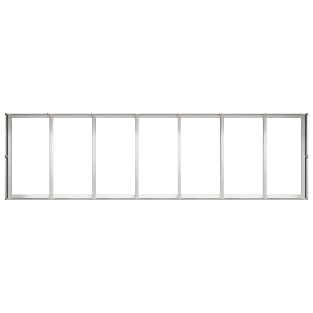 Fioriera 280x80x40 cm in Acciaio Inox