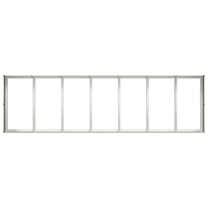 Fioriera 280x80x40 cm in Acciaio Inox