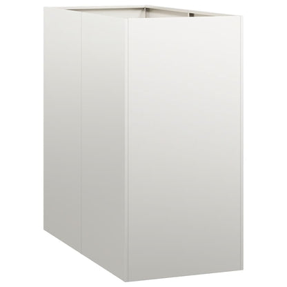 Fioriera 40x80x80 cm in Acciaio Inox - homemem39