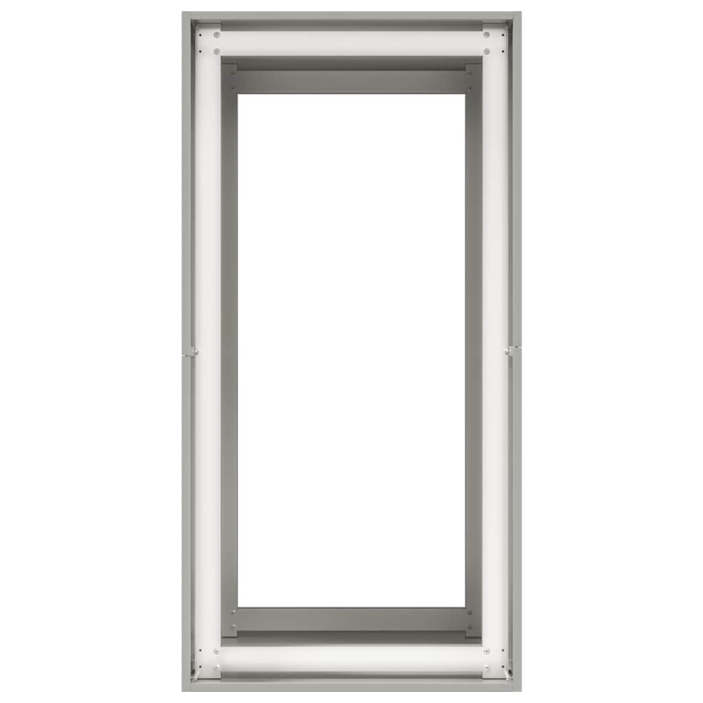 Fioriera 40x80x80 cm in Acciaio Inox - homemem39