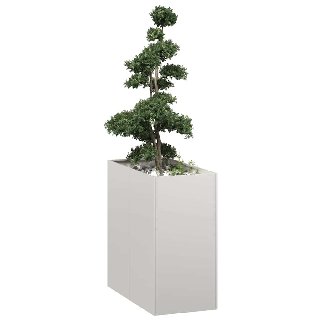 Fioriera 40x80x80 cm in Acciaio Inox - homemem39