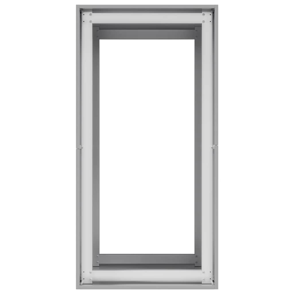Fioriera 40x80x80 cm in Acciaio Zincato | homemem39