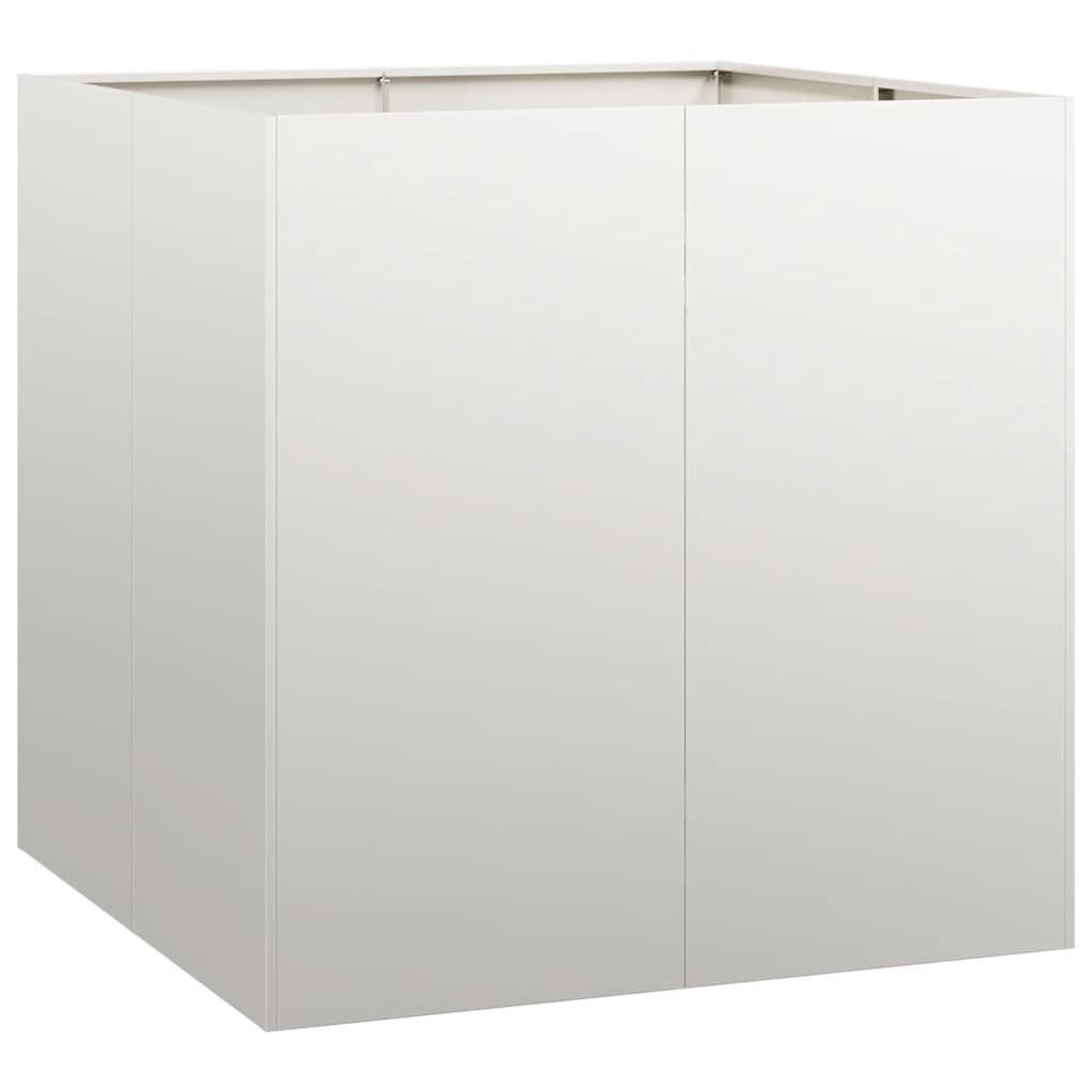 Fioriera 80x80x80 cm in Acciaio Inox - homemem39