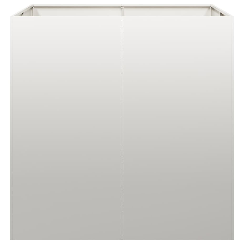 Fioriera 80x80x80 cm in Acciaio Inox - homemem39