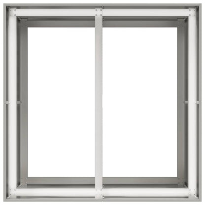 Fioriera 80x80x80 cm in Acciaio Inox - homemem39
