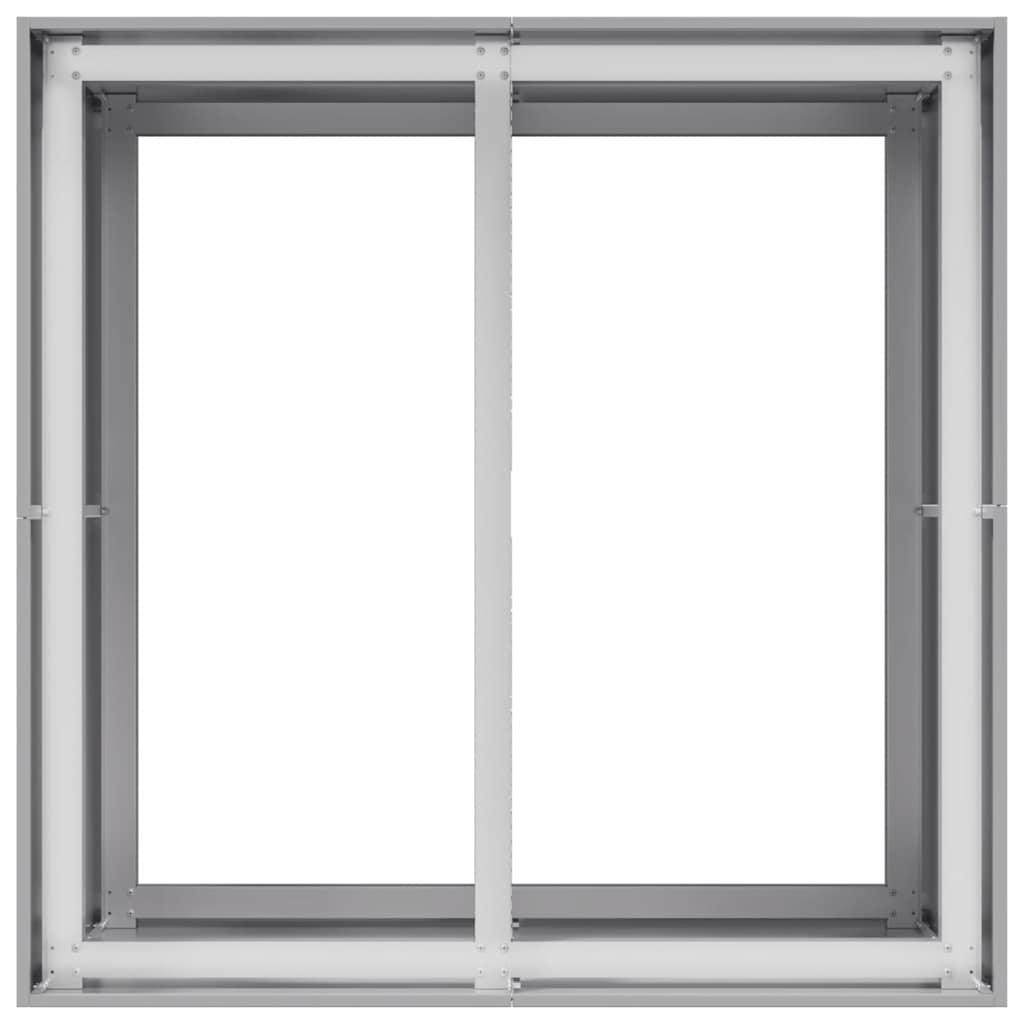 Fioriera 80x80x80 cm in Acciaio Zincato | homemem39