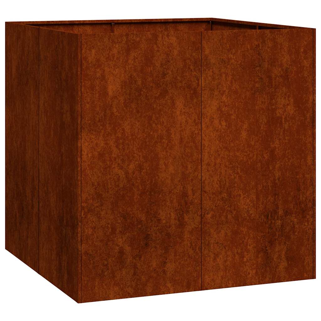 Fioriera Arrugginita in Acciaio Corten