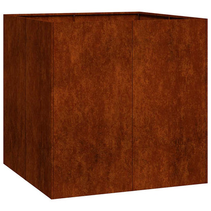 Fioriera Arrugginita in Acciaio Corten