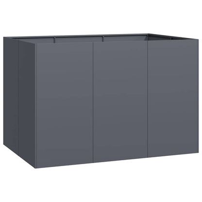 Fioriera Antracite 120x80x80 cm in Acciaio